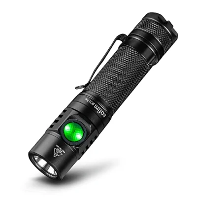 Afbeelding van Sofirn SC31 Pro Led zaklamp, superhelder, 2000 lumen, USB C oplaadbaar, handlicht, duurzaam, 6 lichtniveaus Anduril UI, waterdicht, geheugenfunctie, voor outdoor, sport, wandelen, kamperen