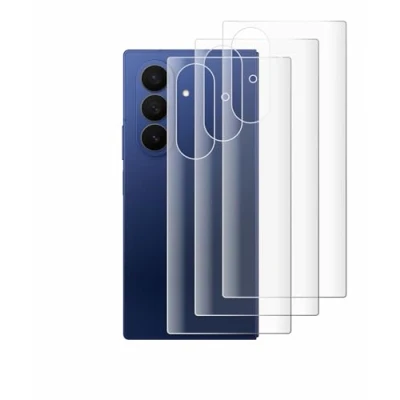 Afbeelding van Savvies Screenprotector voor Samsung Galaxy Z Fold 7 (Achterkant) Folie Beschermfolie transparant volledig dekking (4 Stuks)