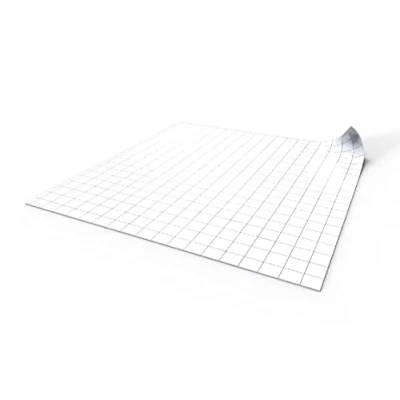 Afbeelding van PLAYMATS PP042 Dungeons and Dragons droogwismat, wit, 50 cm x