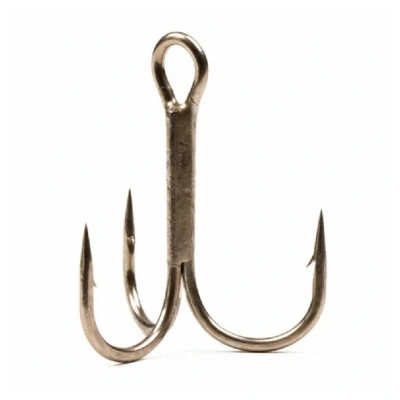 Afbeelding van Gamakatsu Treble Hooks 13 Bronze Maat : size 1