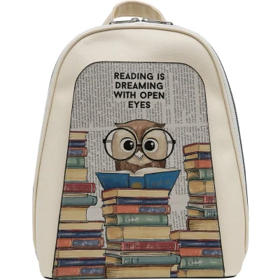 Afbeelding van DOGO Tidy Bag The Wise Owl Beige