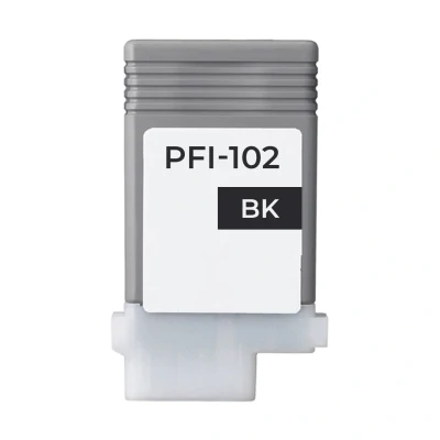Afbeelding van Huismerk Canon PFI 102BK Inktcartridge Zwart