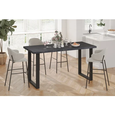 Afbeelding van Countertafel Bartafel Alexander 180x80x93cm decor donkerbruin