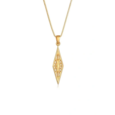 Afbeelding van Kuzzoi Rough Ornament Basic Ketting goldcoloured, Heren, Maat: 60, Gold coloured