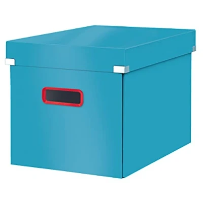 Afbeelding van Leitz Cosy Click Store kubus grote opbergdoos, blauw