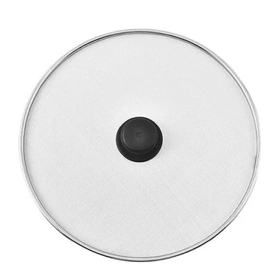 Afbeelding van PARENCE Spatwaterdichte rvs kachelkap 29 CM/Spatwaterdichte mesh stalen