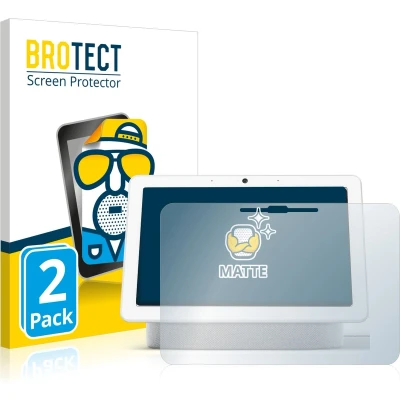 Afbeelding van BROTECT (2 Stuks) Antireflecterende Beschermfolie voor Google Nest Hub Max Anti Glare Screen Protector, Mat, Ontspiegelend