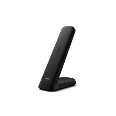 Afbeelding van Philips M4701B/12 draadloze DECT telefoon, 4,6 cm (4,6 inch), LCD display, achtergrondverlichting, Agenda 50 cijfers, handsfree, programmeerbare toetsen, HQ geluid zwart (compatibel: ES door)