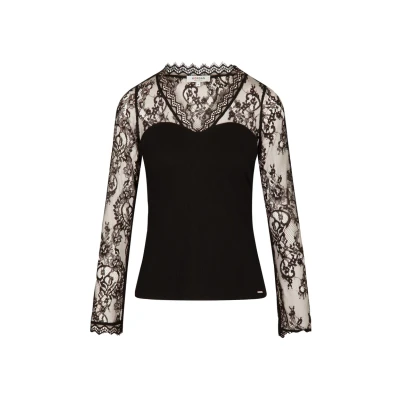 Afbeelding van Morgan Blouse, Dames, Maat: XS, Noir