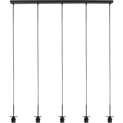Afbeelding van Steinhauer Hanglamp HaloSwap zwart met bol smoke glas 4285ZW