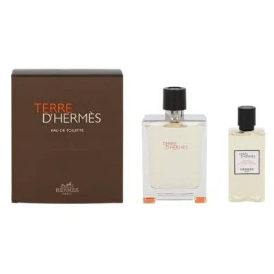 Afbeelding van Hermès Terre d`Hermès Giftset 100 ml eau de toilette spray + 80 showergel cadeauset voor heren