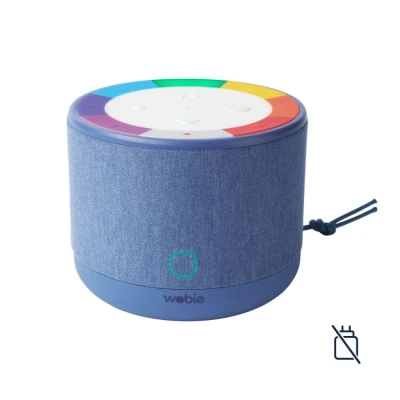 Afbeelding van Wobie Box Blue 2.1 Draagbaar Luidsprekersysteem Bluetooth Compact Blauw
