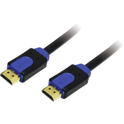 Afbeelding van LogiLink CHB1115 HDMI kabel zwart/blauw 15m
