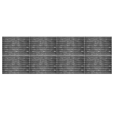 Afbeelding van KADAX Gereedschapswand, opbergsysteem van PP kunststof, wandrek in verschillende maten, werkplaatswandrek met opbergbakken en gereedschapshouders (232 x 78 cm)