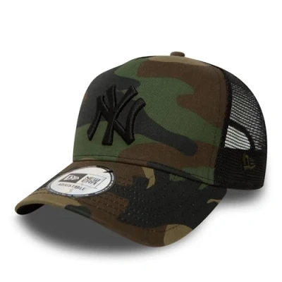 Afbeelding van New York Yankees Clean Camo A Frame Trucker Cap