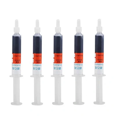 Afbeelding van Diamant Pasta polish ◈ Akozon 5 stk/set Diamond Lapping Paste Polijsten Compound Schurende Slijpen Grit (W0.5 # 10000)