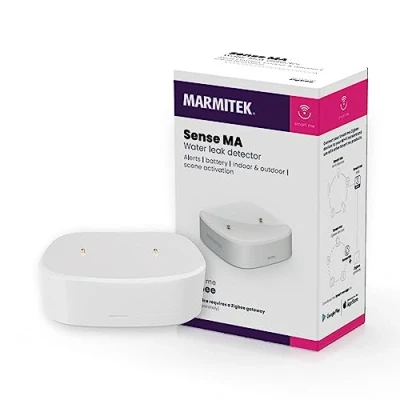Afbeelding van Marmitek Simme Watermelder Wifi Sense MA Zigbee 3.0 Watersensor Wateralarm Waterdetector Lekkagemelder
