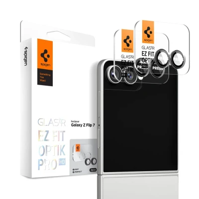 Afbeelding van Spigen EZ Fit Gehard Glas Camera Protector Samsung Galaxy Z Flip 7 2 Pack