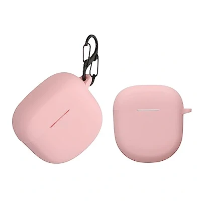 Afbeelding van kwmobile Hoes geschikt voor Bose QuietComfort Earbuds II Siliconen cover oordopjes in oudroze