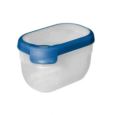 Afbeelding van Curver Grand Chef Vershoudbak Rechthoek 0.75L Transparant/Donkerblauw