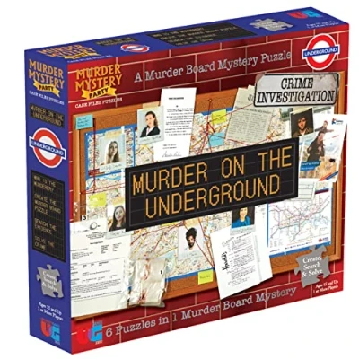 Afbeelding van University Games 33272 Mystery Case Files Puzzel Moord op de metro