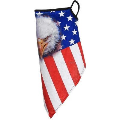 Afbeelding van Gezichtsbedekking sjaal Amerikaanse vlag adelaar