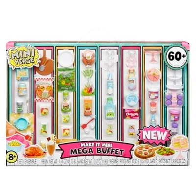 Afbeelding van Miniverse Make It Mini Mega Buffet Knutselen DIY Hobbypakket Knutselpakket