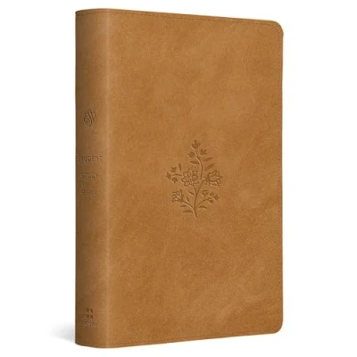 Afbeelding van ESV Student Study Bible (Trutone, Nubuck Caramel, Wildflower Design): English Standard Version, Trutone, Design, With Ribbon Marker