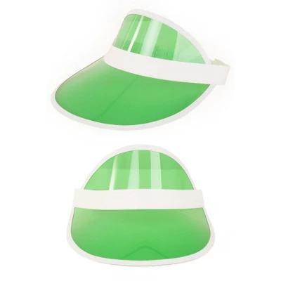 Afbeelding van Zonneklep Foute Party Carnaval Groen Volwassenen One Size