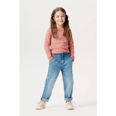 Afbeelding van Noppies Tee Jidong long sleeve allover print Meisjes T shirt Maat 98