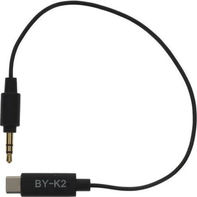 Afbeelding van Boya Universele Adapter BY K2 3,5mm TRS naar USB C