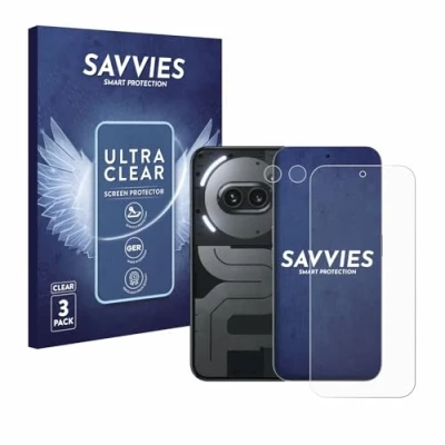Afbeelding van Savvies Screenprotector voor Nothing Phone (2a) Plus (Voor+Camera) Folie Beschermfolie transparant (6 Stuks)