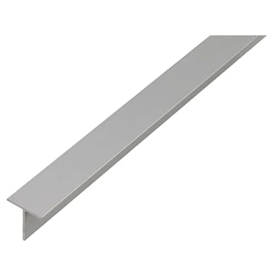 Afbeelding van Alberts 473129 T profiel aluminium, zilverkleurig geanodiseerd 1000 x 20 mm