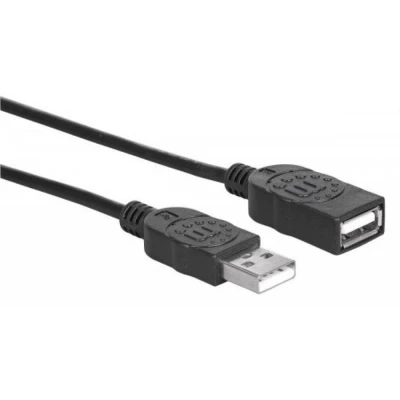 Afbeelding van USB A naar Verlengkabel 2.0 Manhattan