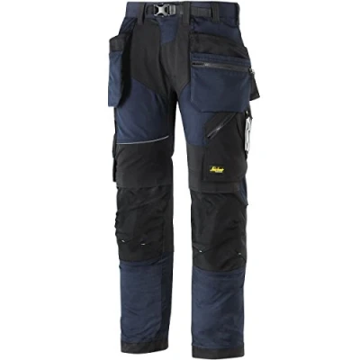 Afbeelding van Snickers FlexiWork Stretch Werkbroek+ holsterzakken 6902 Mannen Navy/Zwart 48