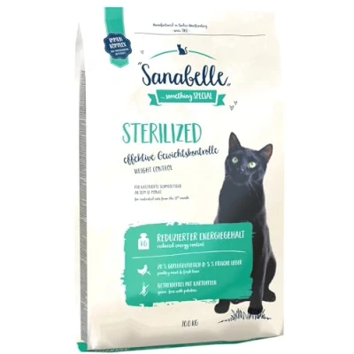 Afbeelding van Sanabelle Sterilized Droog kattenvoer met verlaagd energiegehalte voor katten overgewicht en gecastreerde 6 x 400 g