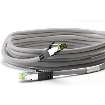 Afbeelding van CAT8.1 S/FTP PIMF LSZH 0.5M Grijs Netwerkkabel Computerkabel Kabel