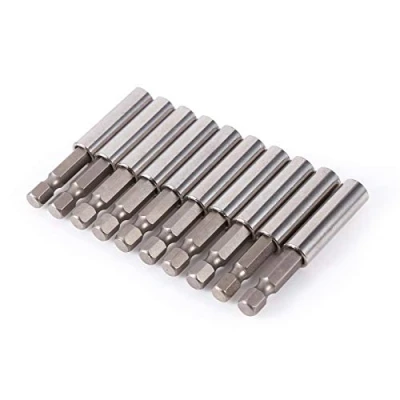 Afbeelding van Bit Houder Magnetische 10 Stks Sterke 1/4 Inch Zeshoekige As voor Draadloze Schroevendraaier/Elektrische Boor/Impact Schroevendraaier/Schroevendraaier Houder/Bit