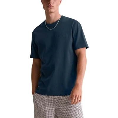 Afbeelding van Marc O&#039;Polo Denim DFC Tshirt basic, Heren, Maat: XXL, Azurite