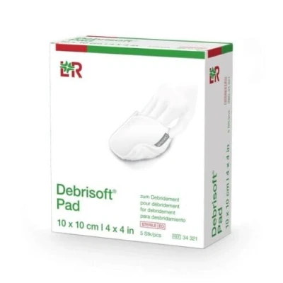 Afbeelding van Lohmann &amp; Rauscher Debrisoft pad 10 x steriel (5 st)