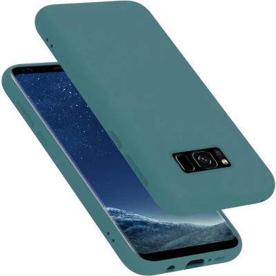 Afbeelding van Cadorabo Hoesje geschikt voor Samsung Galaxy S8 PLUS Case in LIQUID GROEN Beschermhoes TPU silicone Cover