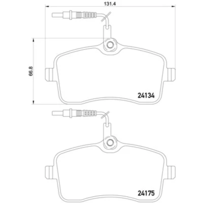 Afbeelding van Brembo Remblokset P 61 109
