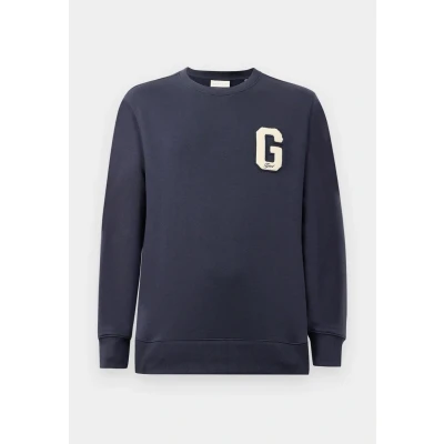 Afbeelding van GANT Badge Sweater, Heren, Maat: Large, Evening blue