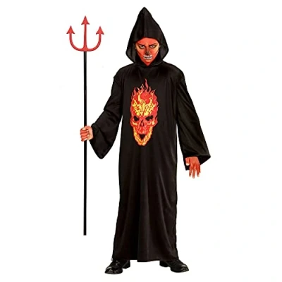 Afbeelding van WIDMANN Duivelse reaper uit de hel kostuum voor kinderen 158 (11 13 jaar)