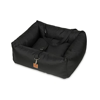 Afbeelding van Animood Hondenstoel, autostoeltje voor honden, autostoelen, honden auto hondenautostoel, geschikt alle soorten auto&#039;s, multifunctioneel hondenbed, 56 x 51 20 cm (kleur: zwart)