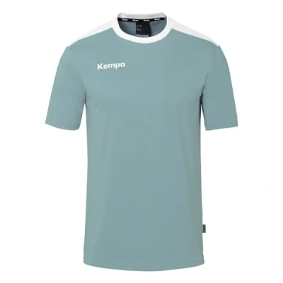Afbeelding van Kempa Emotion Sport Tshirt, Heren, Maat: Large, Aqua weiß