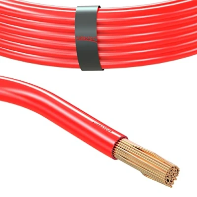 Afbeelding van AUPROTEC Voertuigkabel 16,0 mm² autokabel 1m, 5m of 10m selectie: 5m, rood