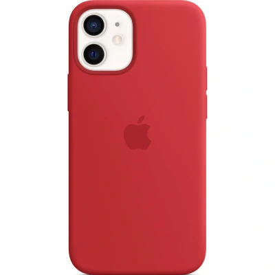 Afbeelding van Apple siliconenhoesje met MagSafe iPhone 12 mini (product)red