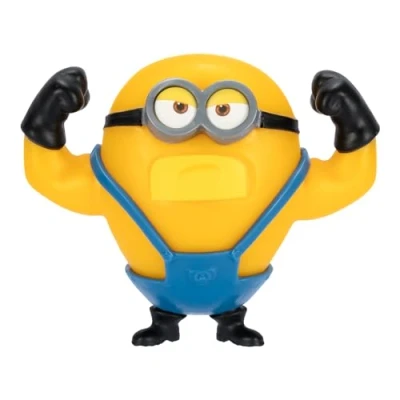 Afbeelding van Superbuigzame Mega Minion Dave. De Minions uit Ik Gewoon onverbeterlijk 4 zijn nu Heroes of Goo Jit To Actiefiguren. Unieke waterparelvulling. Rek hem tot 3 x in grootte