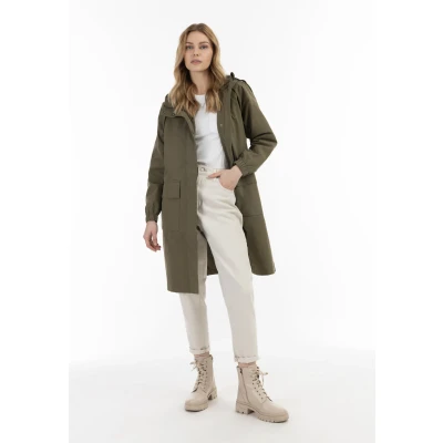 Afbeelding van Lichtgewicht katoenen parka DREIMASTER S / Olijf 68% Katoen 26% Polyester 6% Nylon